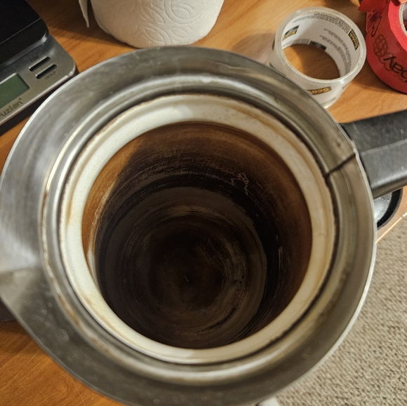 Vintage Corning Ware Coffee / Teapot 9 Cup Blue Cornflower - Picture 5 of 8